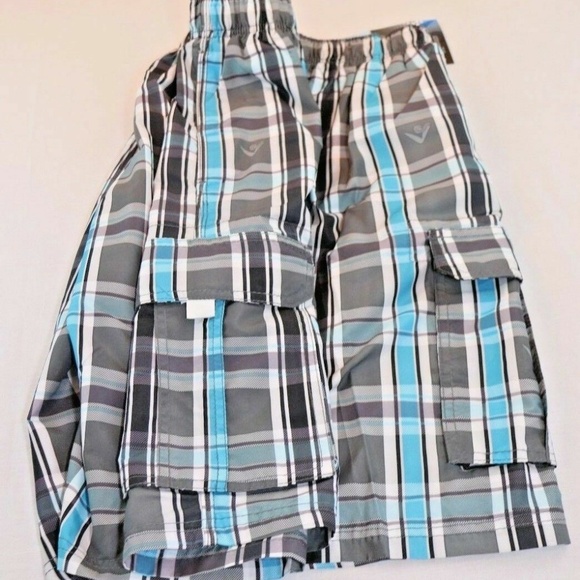 Kanu Surf Men's Big Paradigm Plaid Swim Trunks - Picture 4 of 6